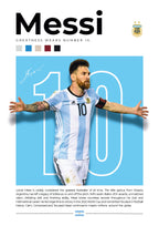 LIONEL MESSI |  SET OF 6 POSTERS B  | UNFRAMED