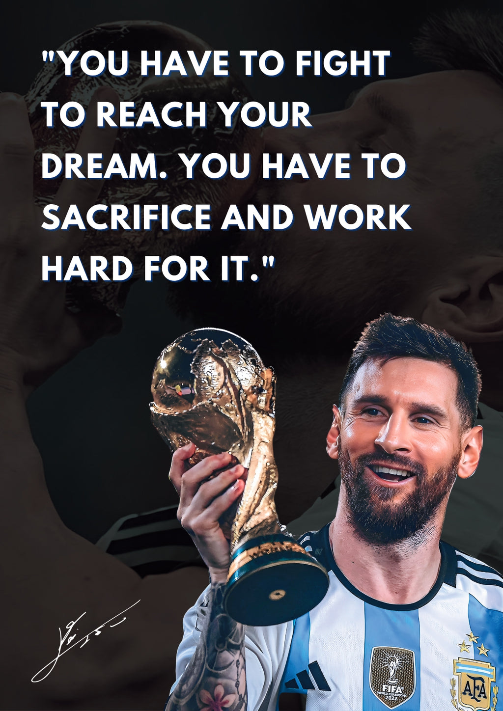 LIONEL MESSI |  SET OF 6 POSTERS B  | UNFRAMED