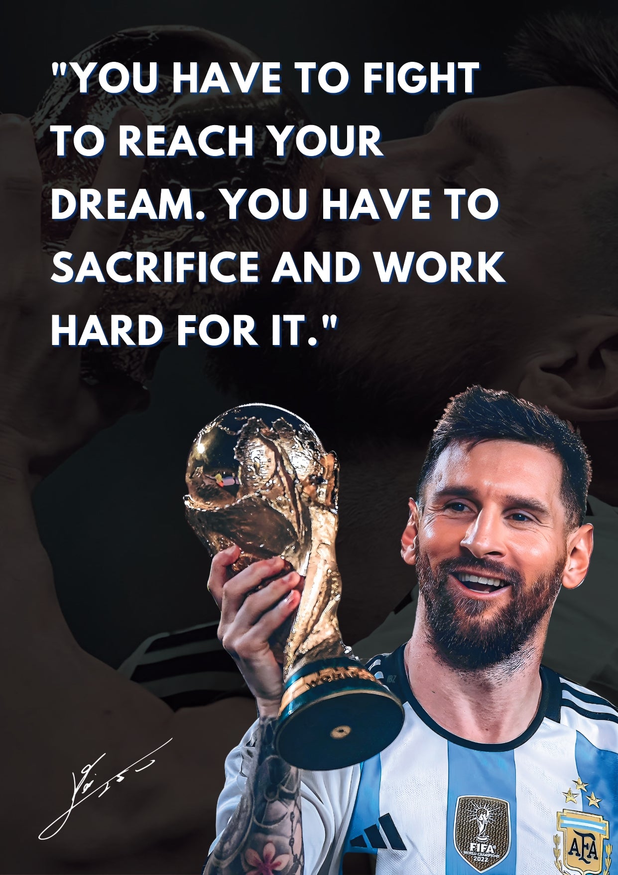 LIONEL MESSI |  SET OF 6 POSTERS B  | UNFRAMED