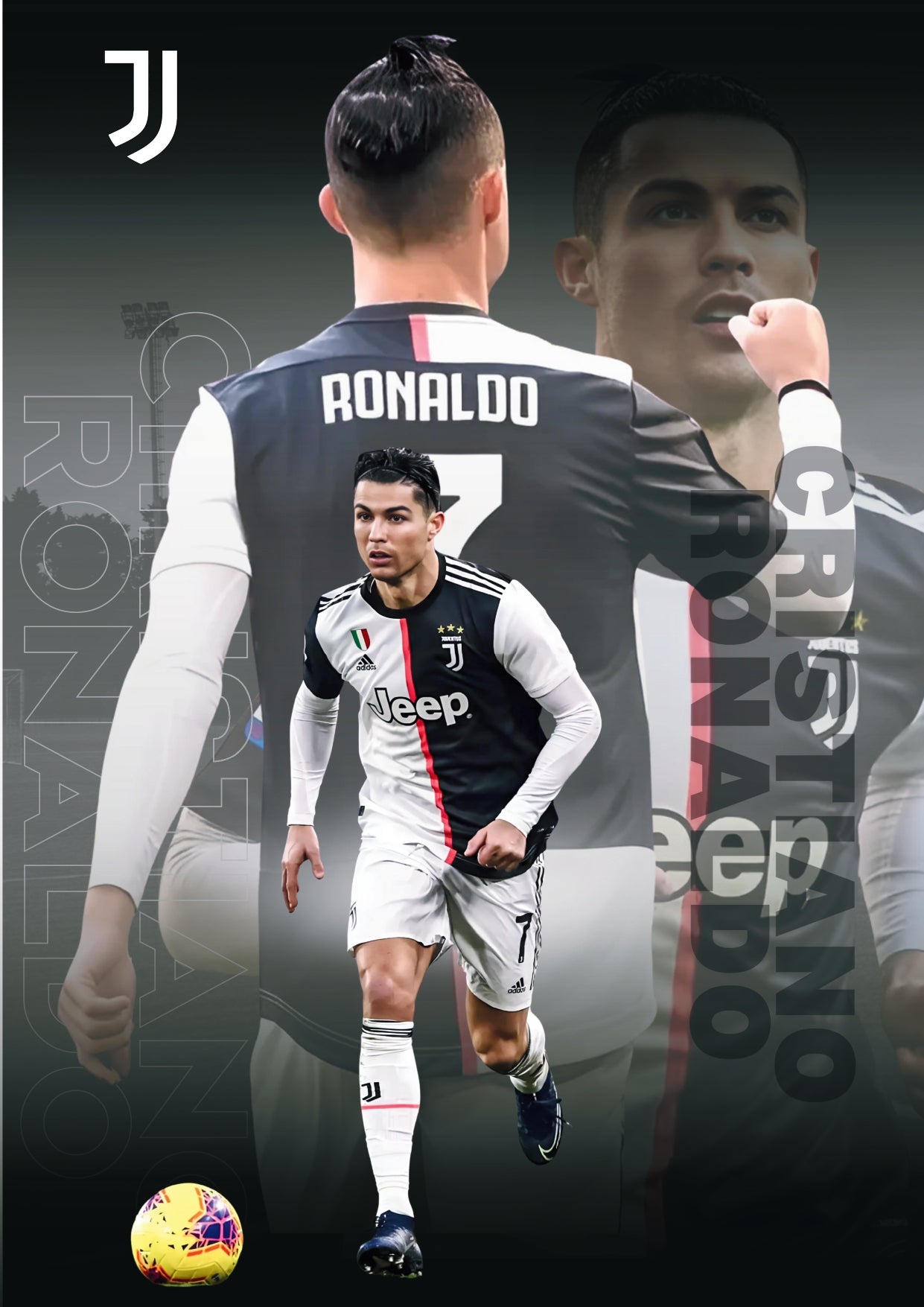CRISTIANO RONALDO |  SET OF 6 POSTERS A  | UNFRAMED