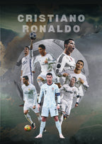 CRISTIANO RONALDO |  SET OF 6 POSTERS B  | UNFRAMED