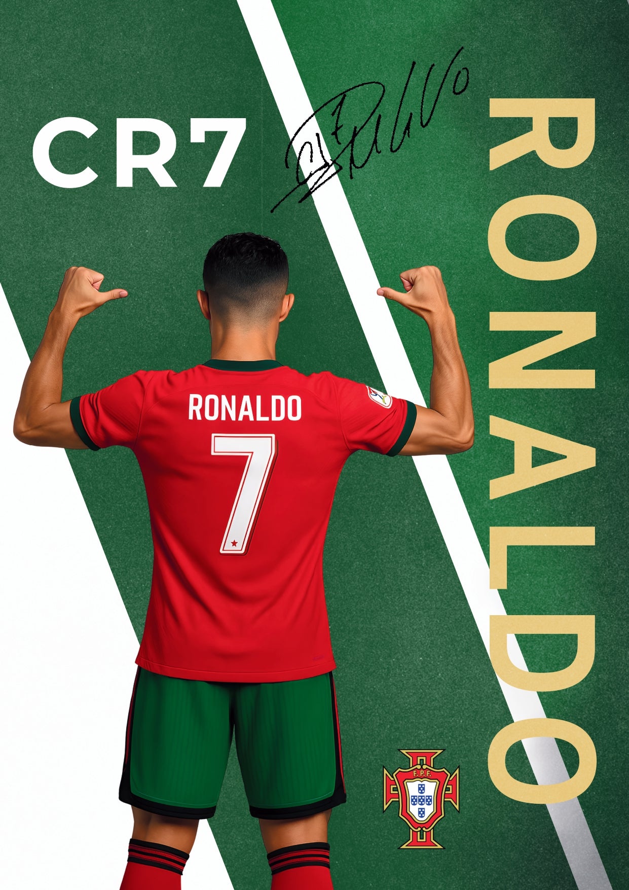 CRISTIANO RONALDO |  SET OF 6 POSTERS A  | UNFRAMED