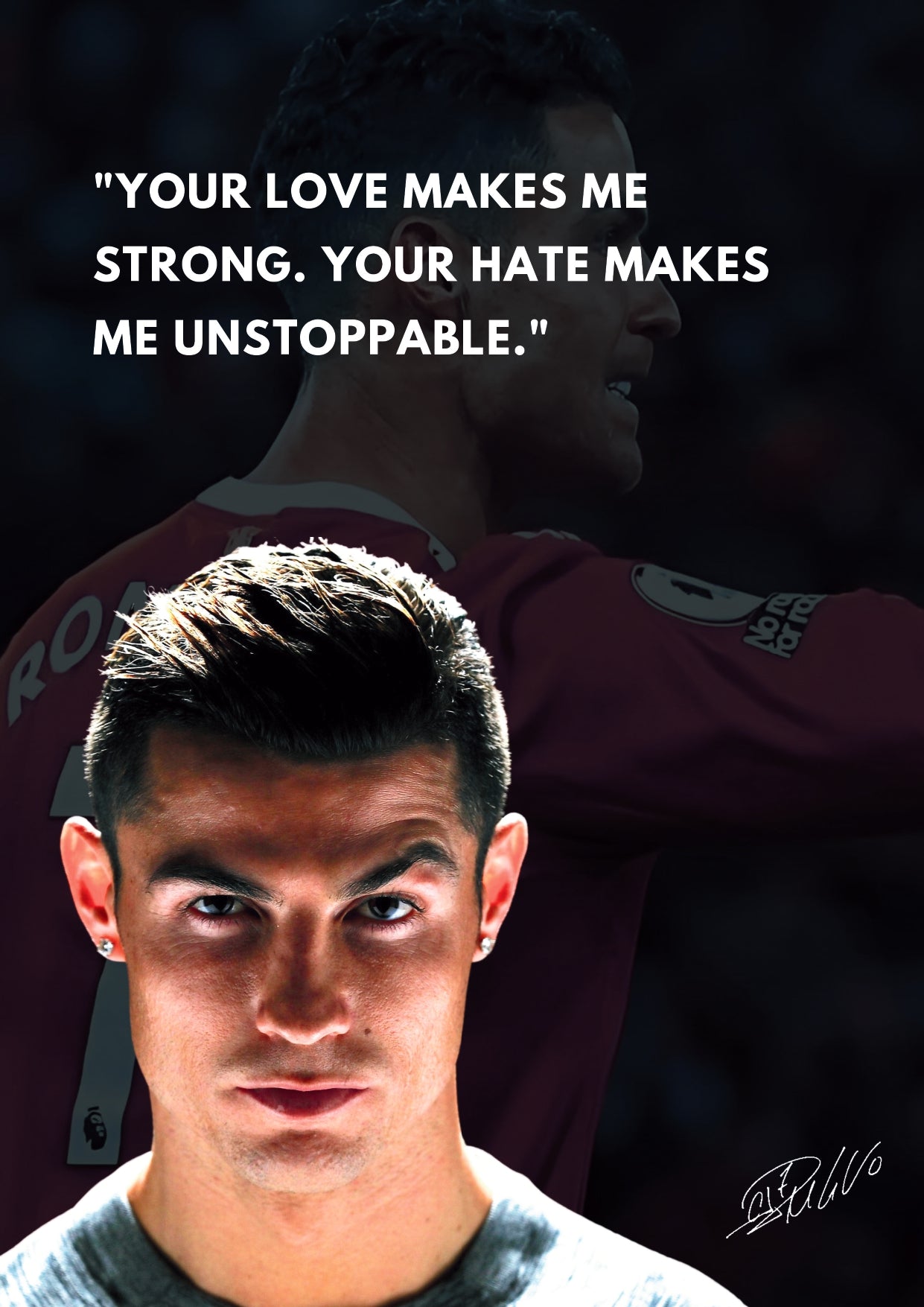 CRISTIANO RONALDO |  SET OF 6 POSTERS B  | UNFRAMED