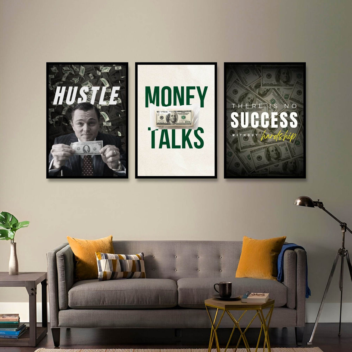 Chasing Millions | SET OF 3 FRAMES