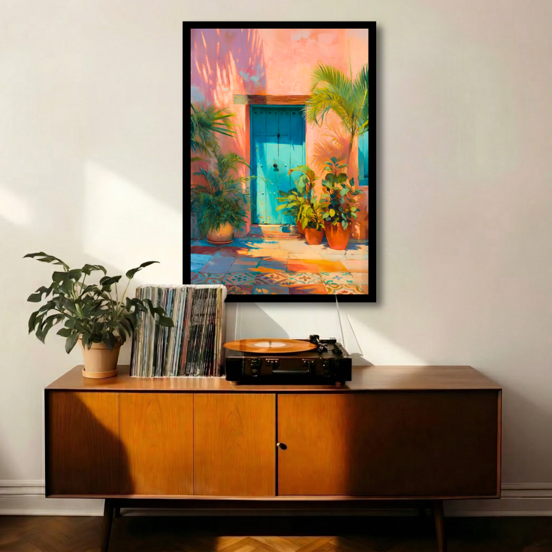 Sunlit Coastal Entry