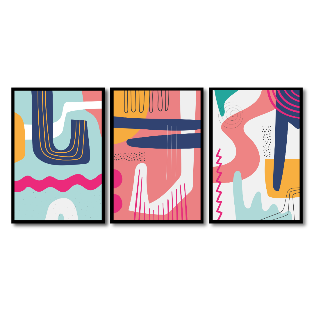 Vibrant Retro Abstract