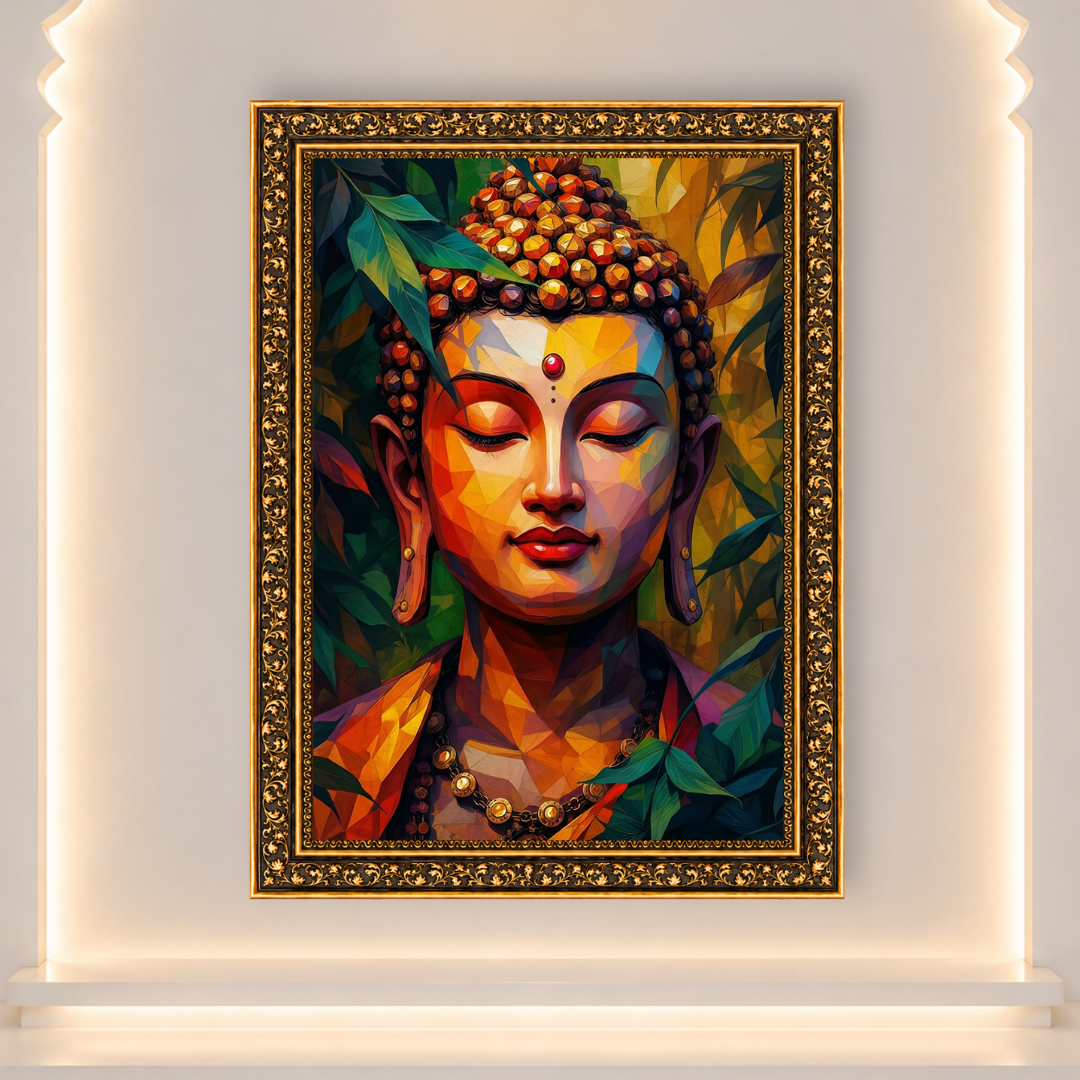 Buddha Geometric Serenity