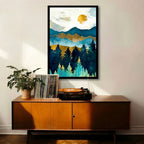 Painted Sunset Valley - Blue