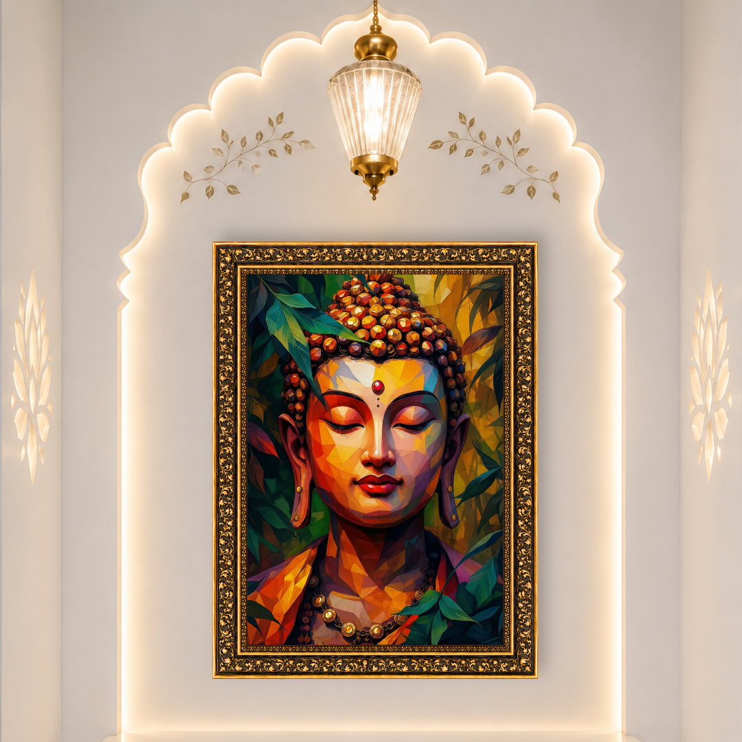 Buddha Geometric Serenity