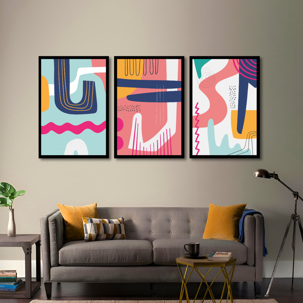 Vibrant Retro Abstract