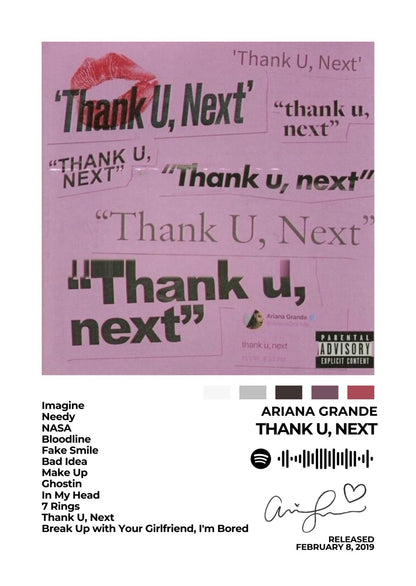 ARIANA GRANDE – Thank U, Next