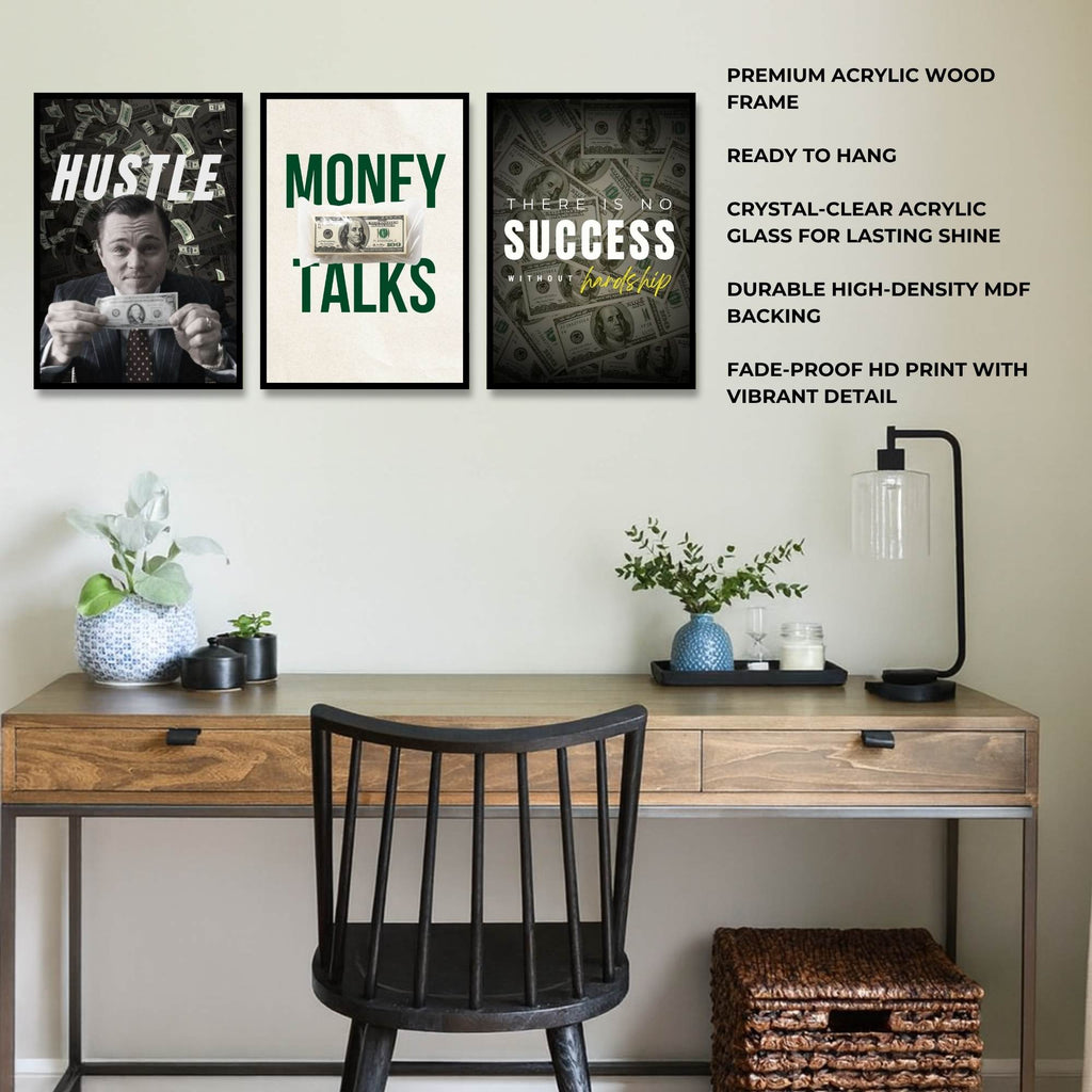 Chasing Millions | SET OF 3 FRAMES