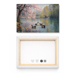 Cherry Blossom Swans