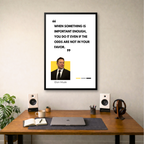 Important Enough – The Elon Musk Mindset