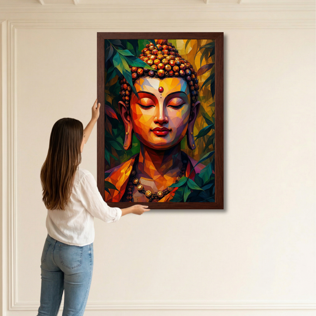 Buddha Geometric Serenity