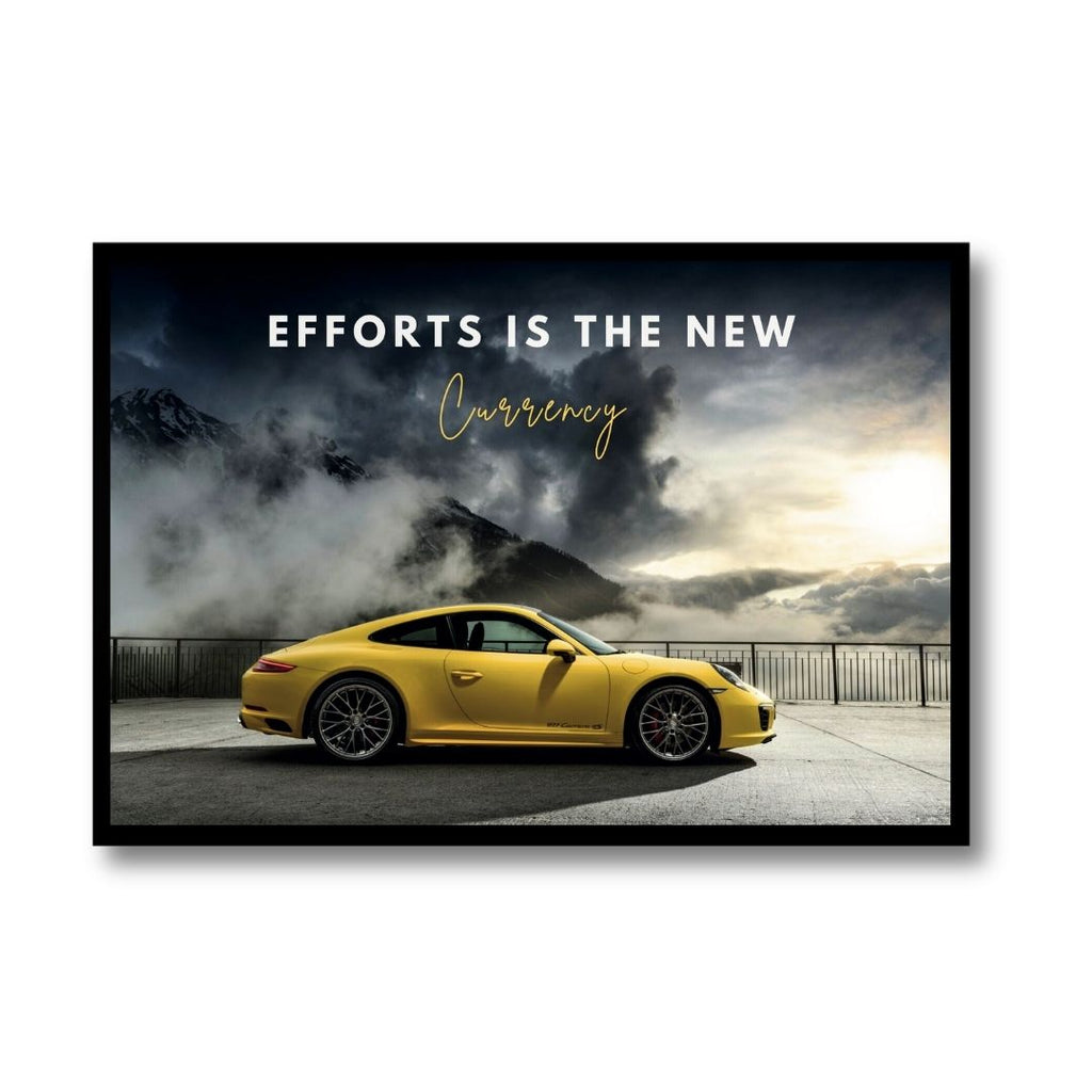 Porsche 911 Carrera - EFFORTS IS THE NEW CURRENCY