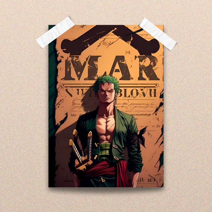 Mario's Adventure: Roronoa Zoro Edition