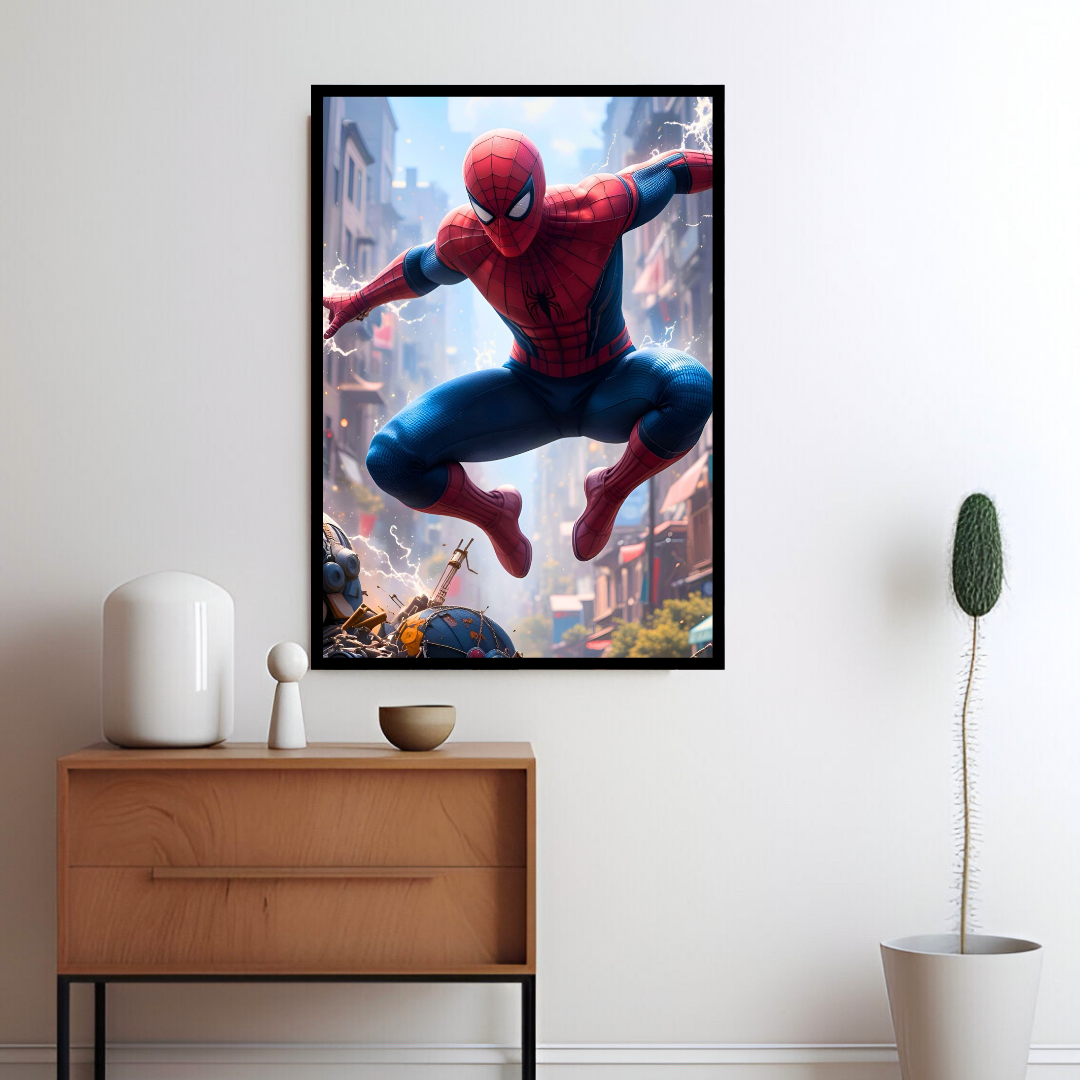 Spider-Verse Action: Spider-Man in Motion