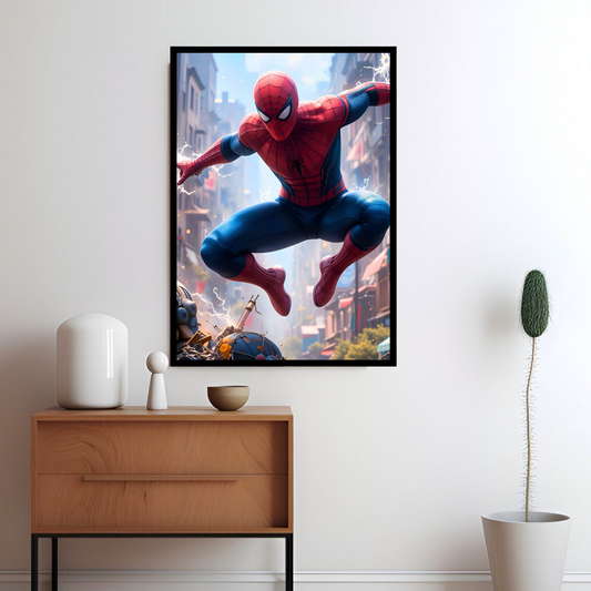 Spider-Verse Action: Spider-Man in Motion