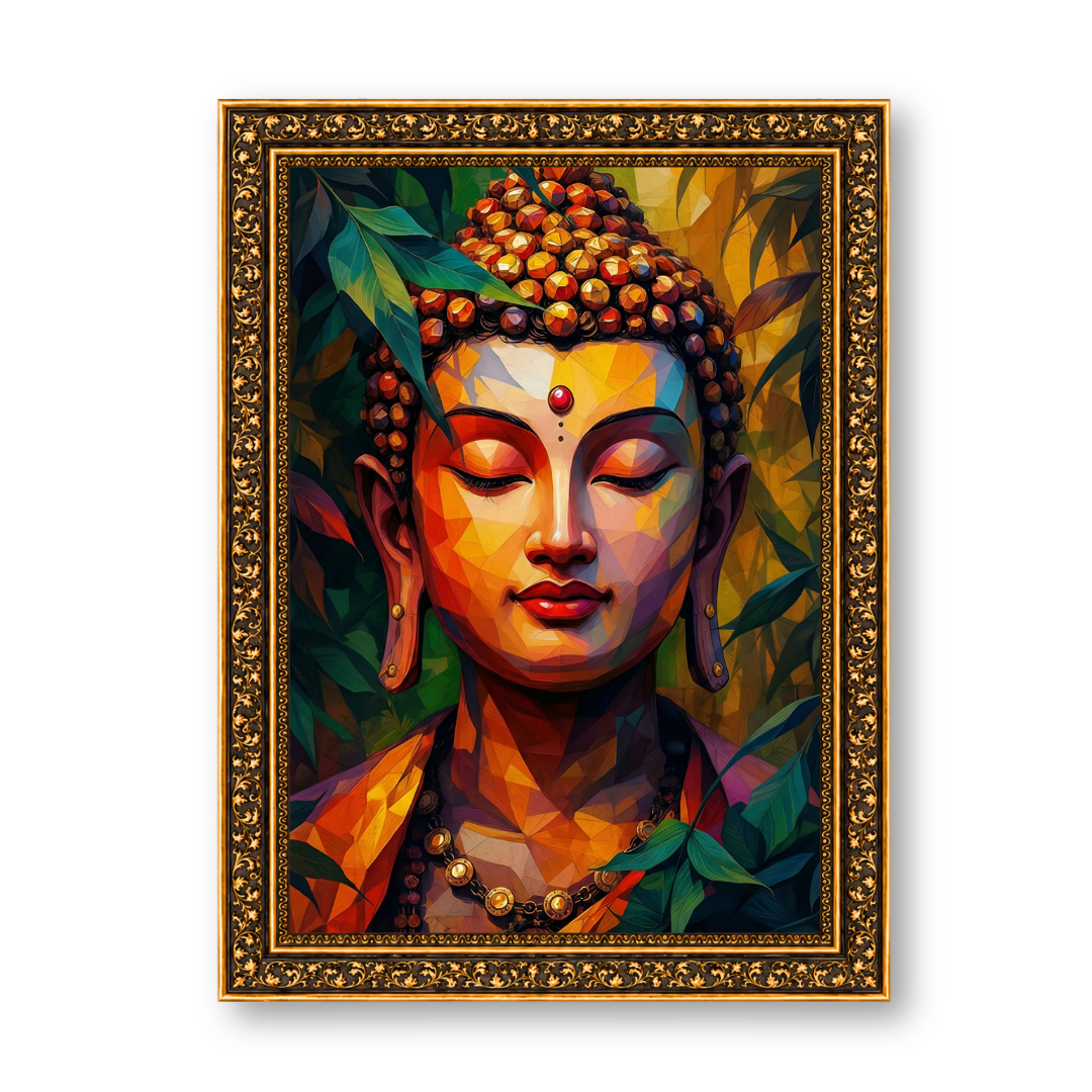 Buddha Geometric Serenity