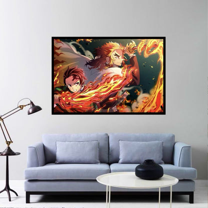 Tanjiro x Rengoku – Demon Slayer