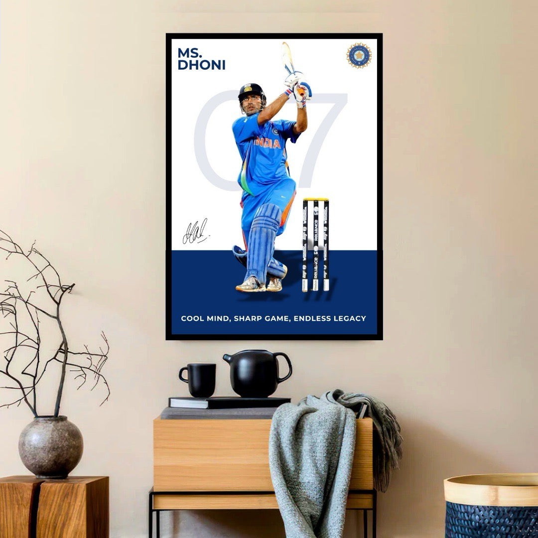 MS Dhoni – Cool Mind, Sharp Game, Endless Legacy.