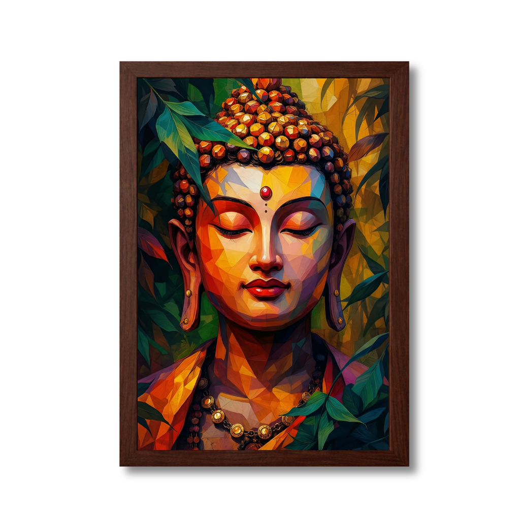Buddha Geometric Serenity