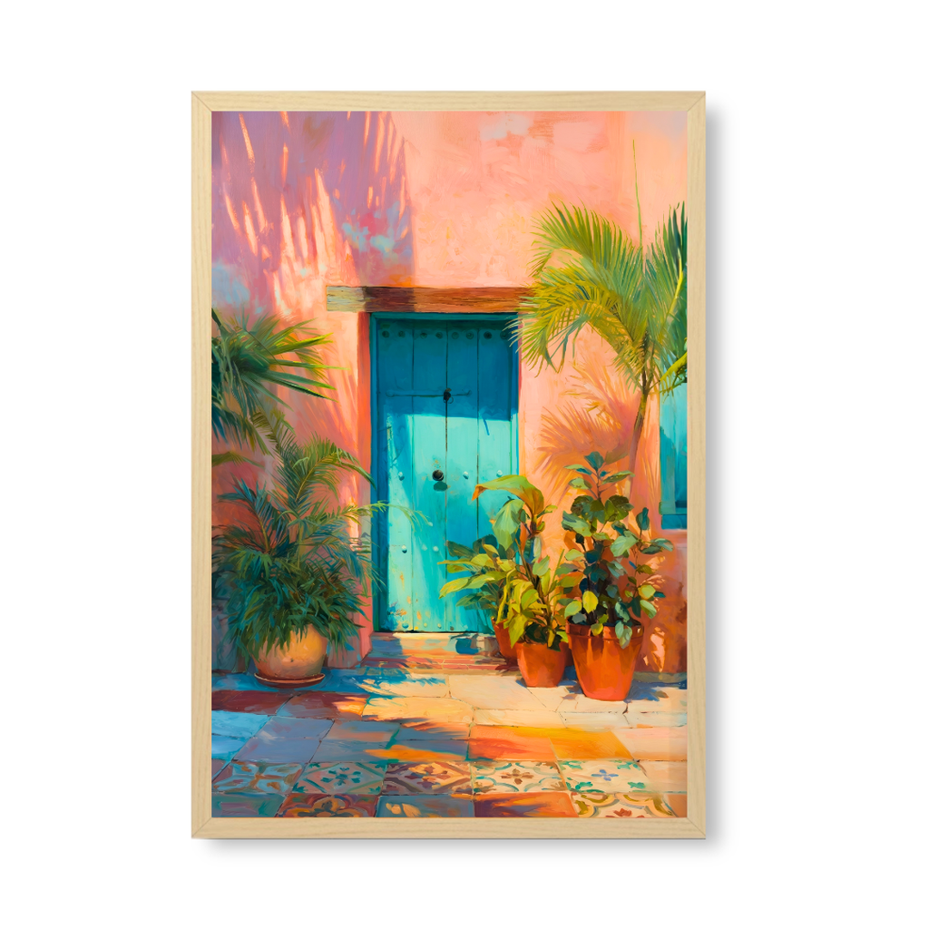 Sunlit Coastal Entry