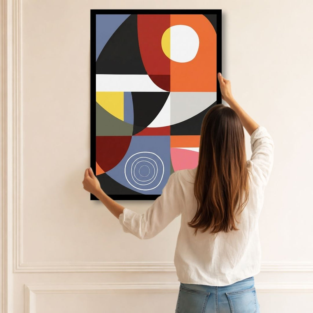 Geometric Retro Sun