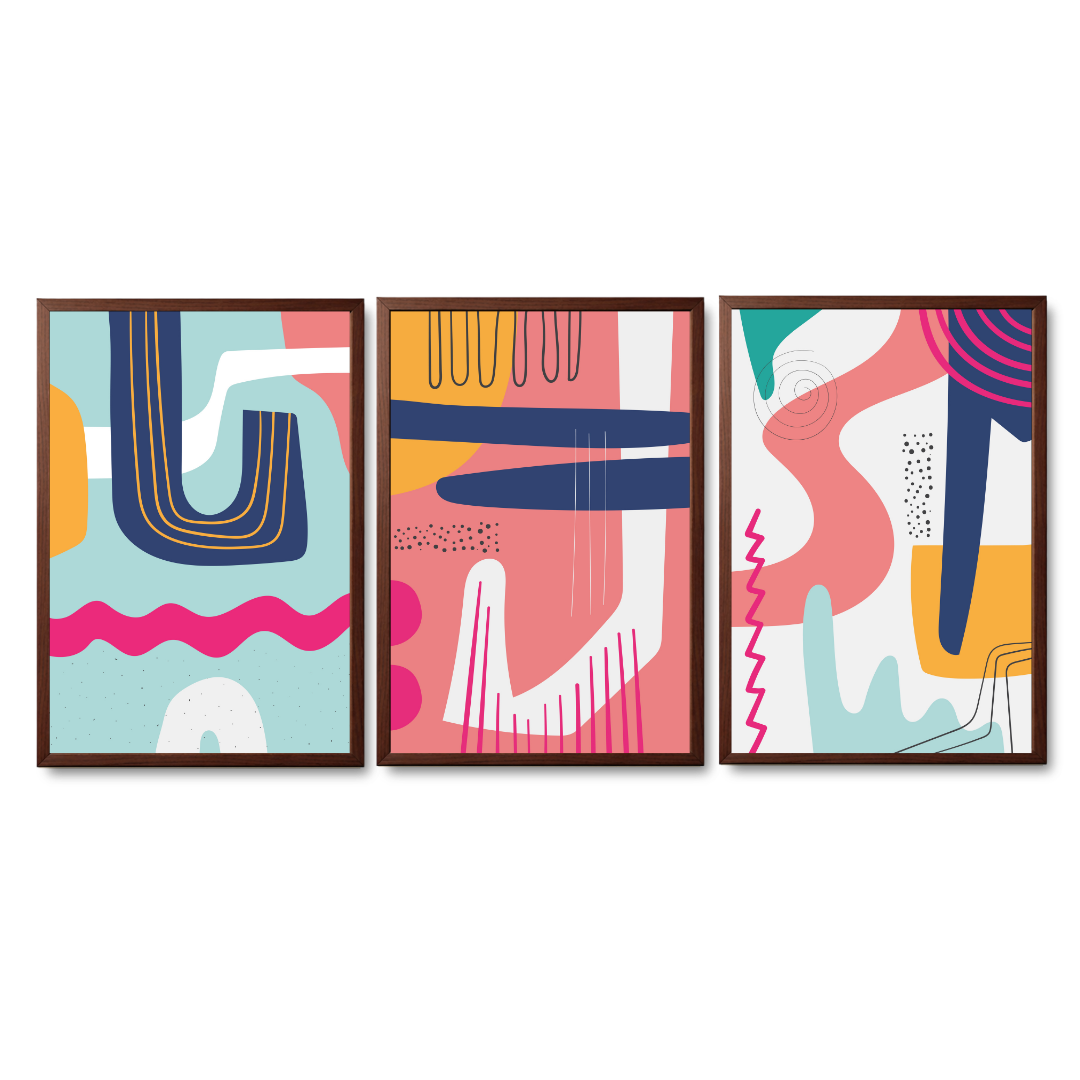 Vibrant Retro Abstract
