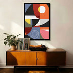 Geometric Retro Sun