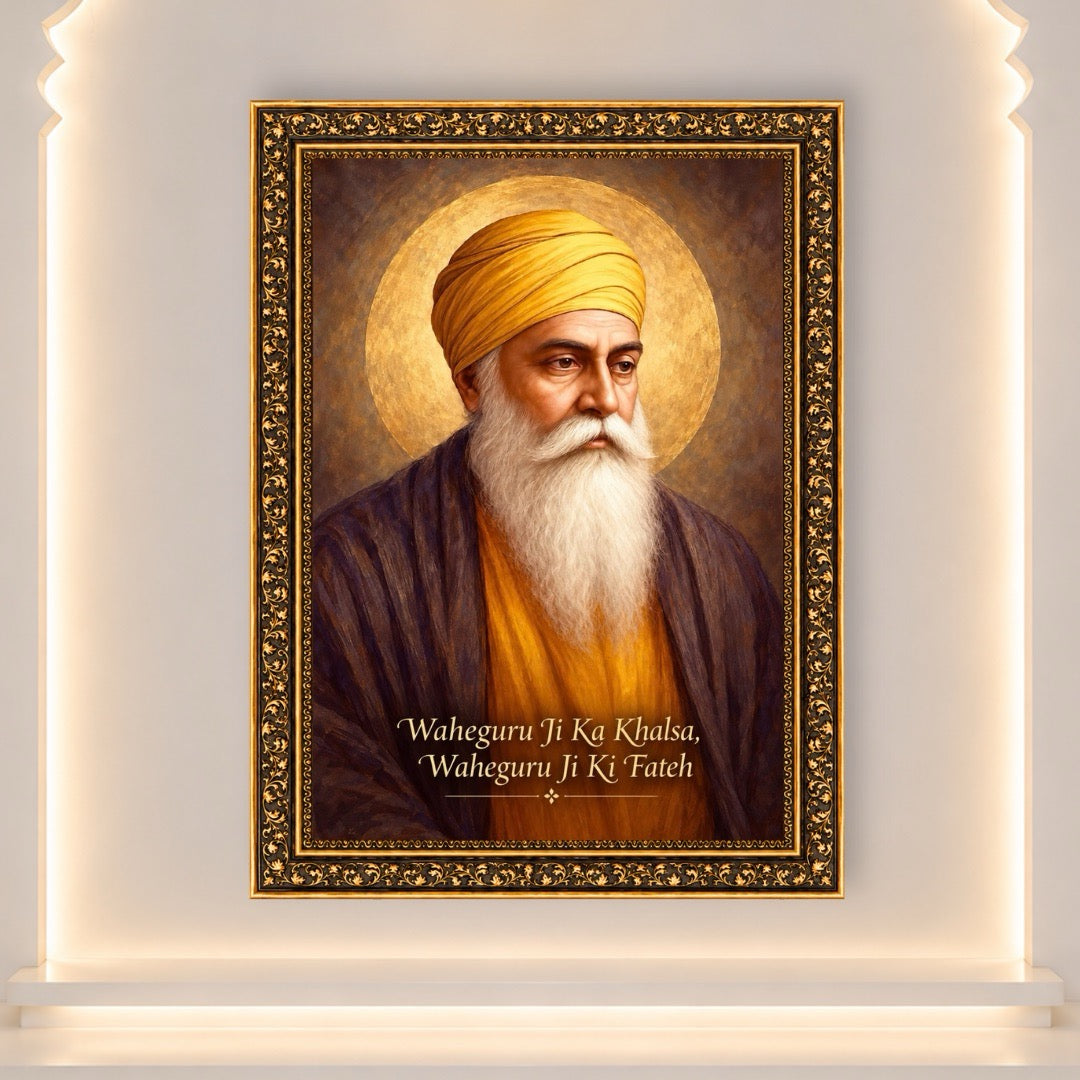 Guru Nanak Dev Ji Divine Portrait