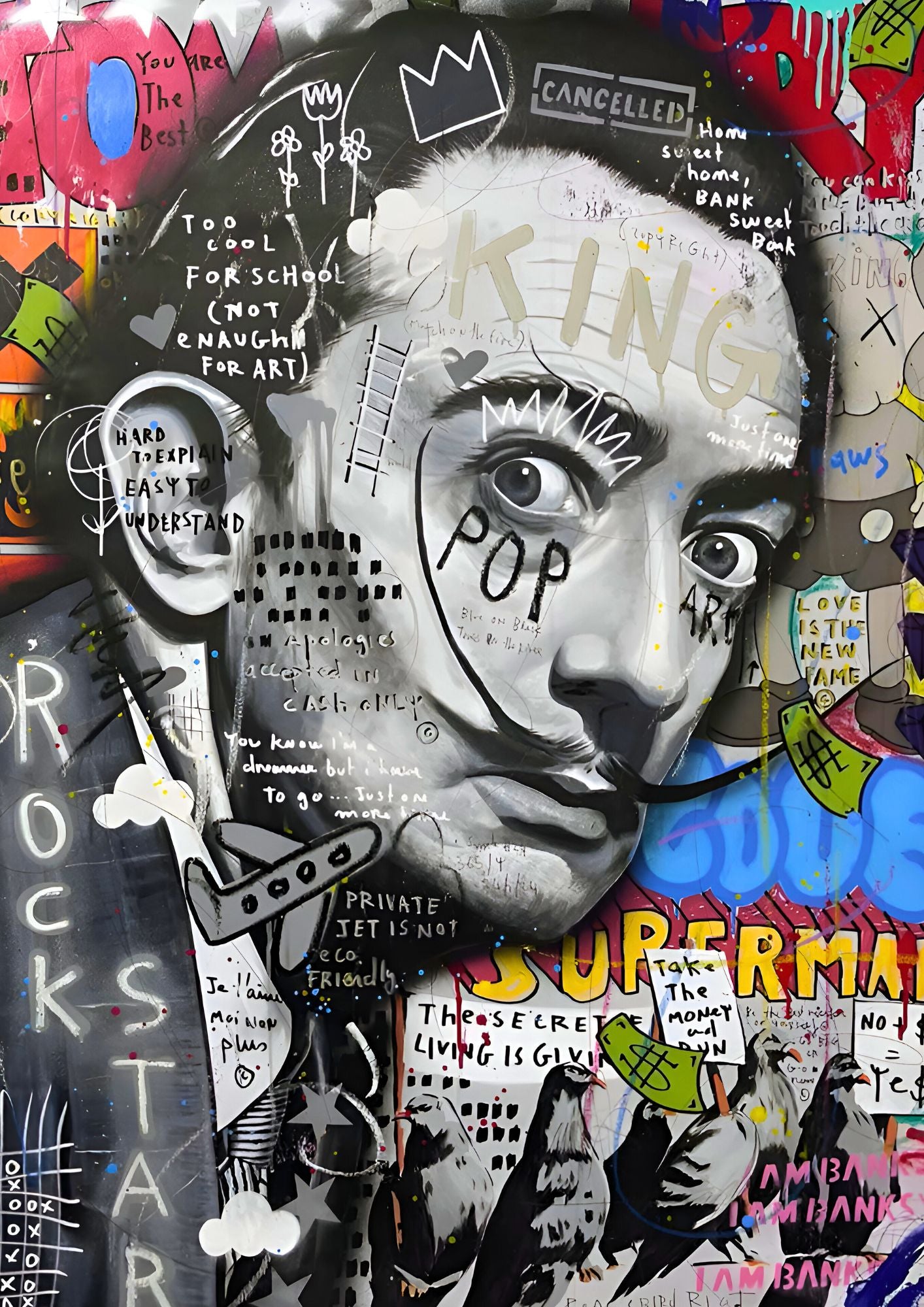 Salvador Dali: Surreal Graffiti Vision