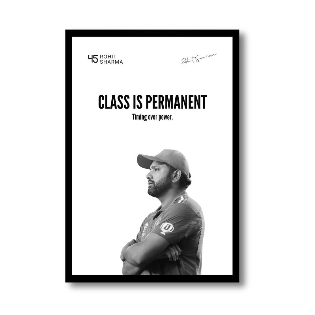 Timeless Class – The Rohit Standard