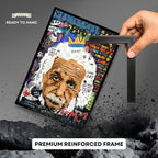 Albert Einstein Graffiti Art