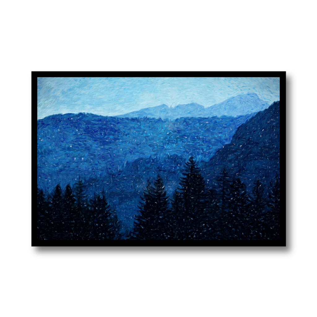 Indigo Mountain Twilight