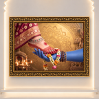 Shiv Parvati Feet Worship