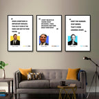 Visionary Leaders – 3 Inspirational Wall Frames