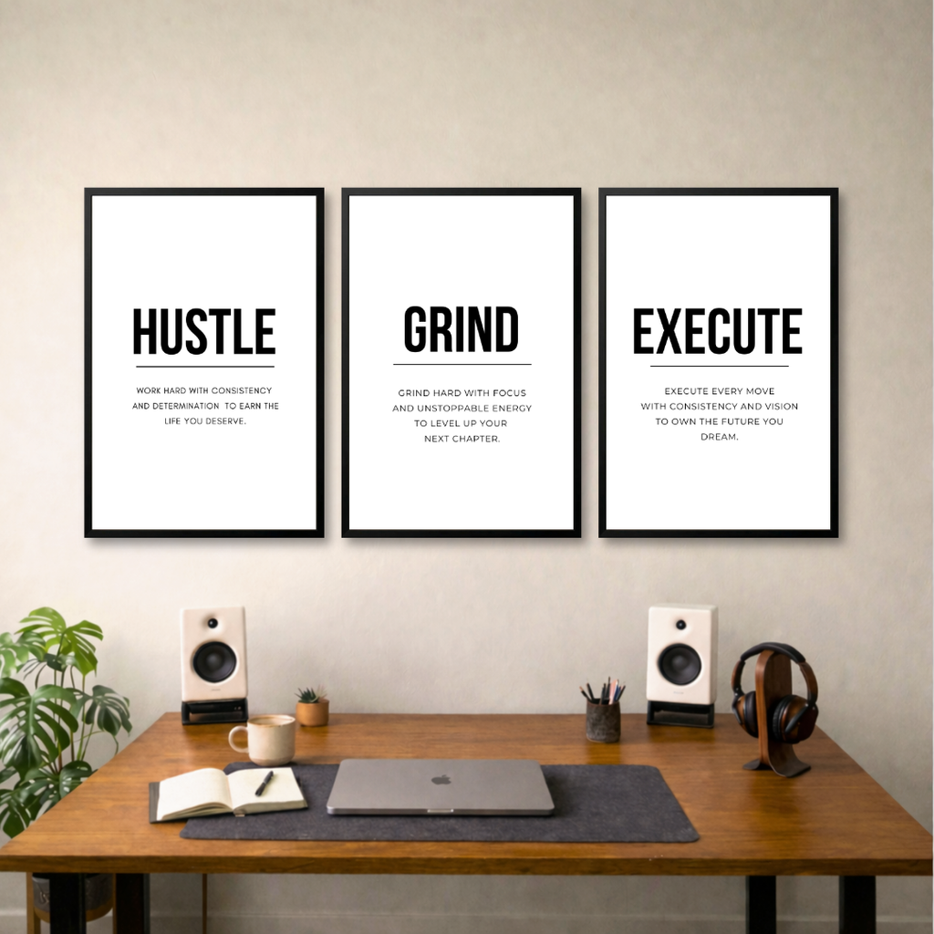 Grind, Hustle & Execute Trio