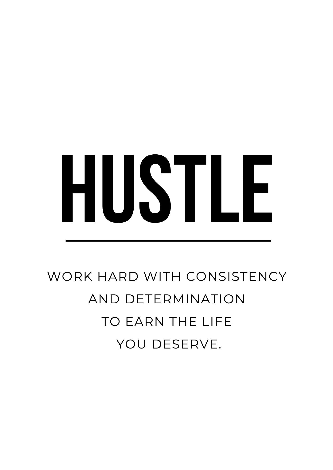 Grind, Hustle & Execute. | SET OF 3 FRAMES
