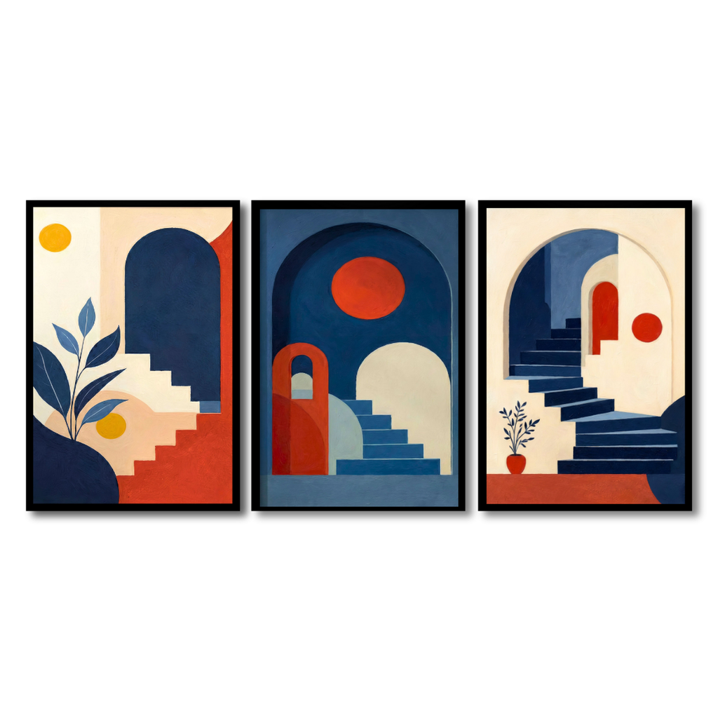 Abstract Geometric Stairs