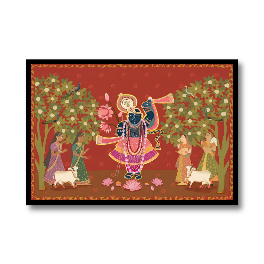 Divine Crimson Shrinathji