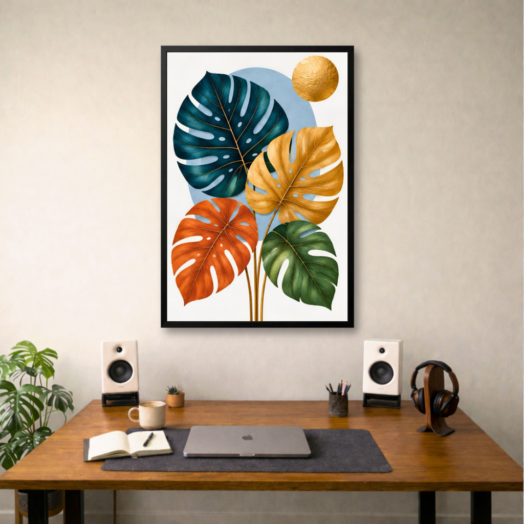 Tropical Monstera Harmony