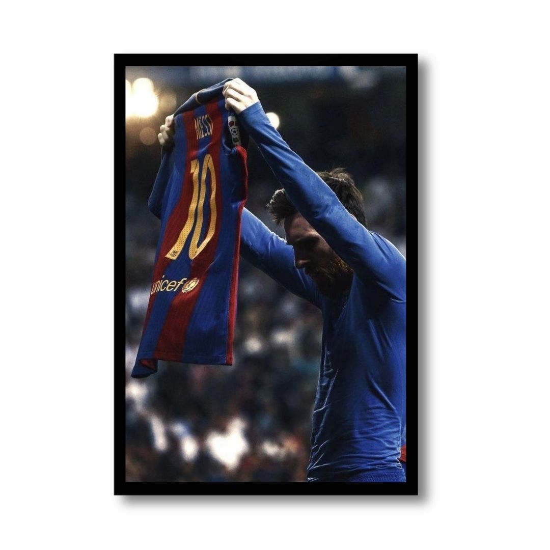 Messi – The Iconic Jersey Celebration