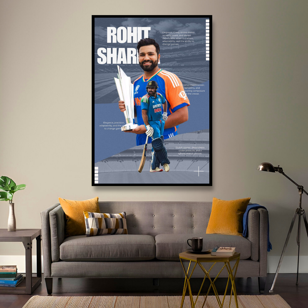 ROHIT SHARMA – The Hitman’s Legacy Wall Art