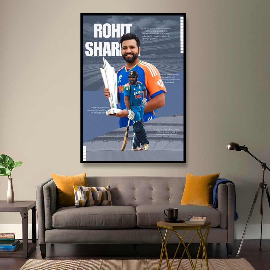 ROHIT SHARMA – The Hitman’s Legacy Wall Art