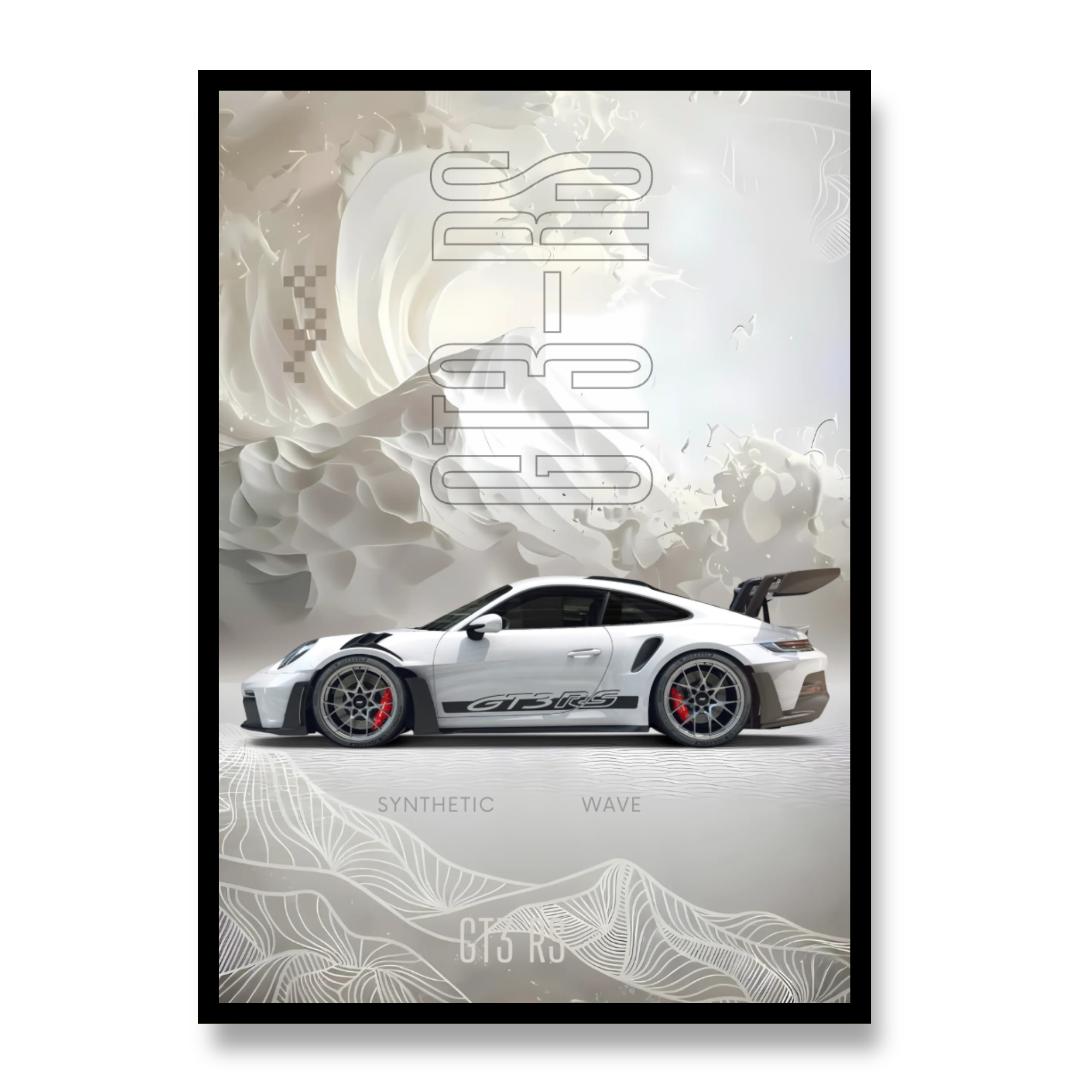 White Porsche 911 GT3 RS