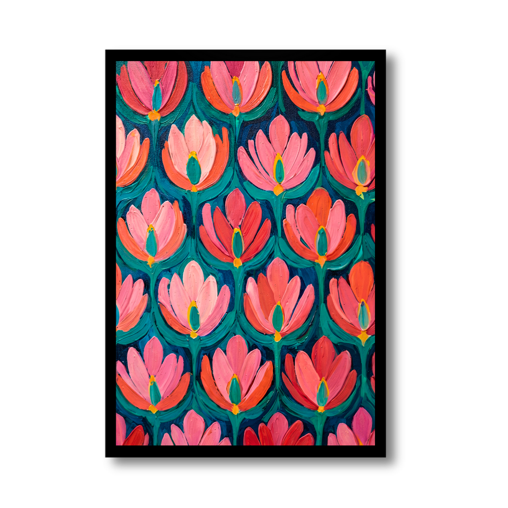 Geometric Petal Bloom