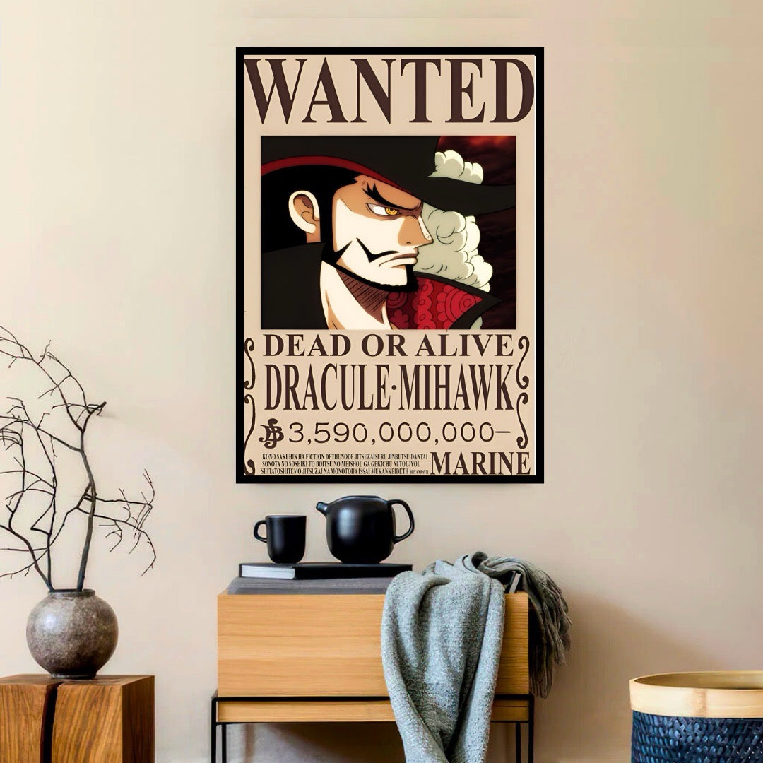 Wanted Legacy Dracule Mihawk: One Piece