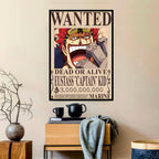 Wanted Legacy Eustass "CAPTAIN" Kid: One Piece